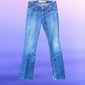 Abercrombie and Fitch Bootcut Denim Jeans Womens size 6 Long